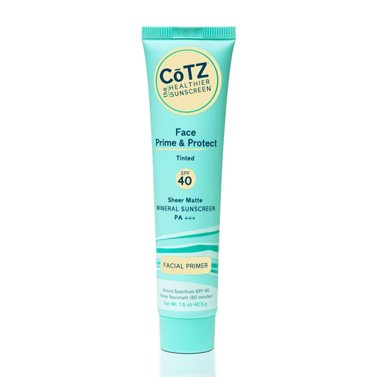 CoTZ front packaging showing tube and SPF benefit