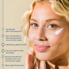 CōTZ sensitive spread on arm showing even blending benefit