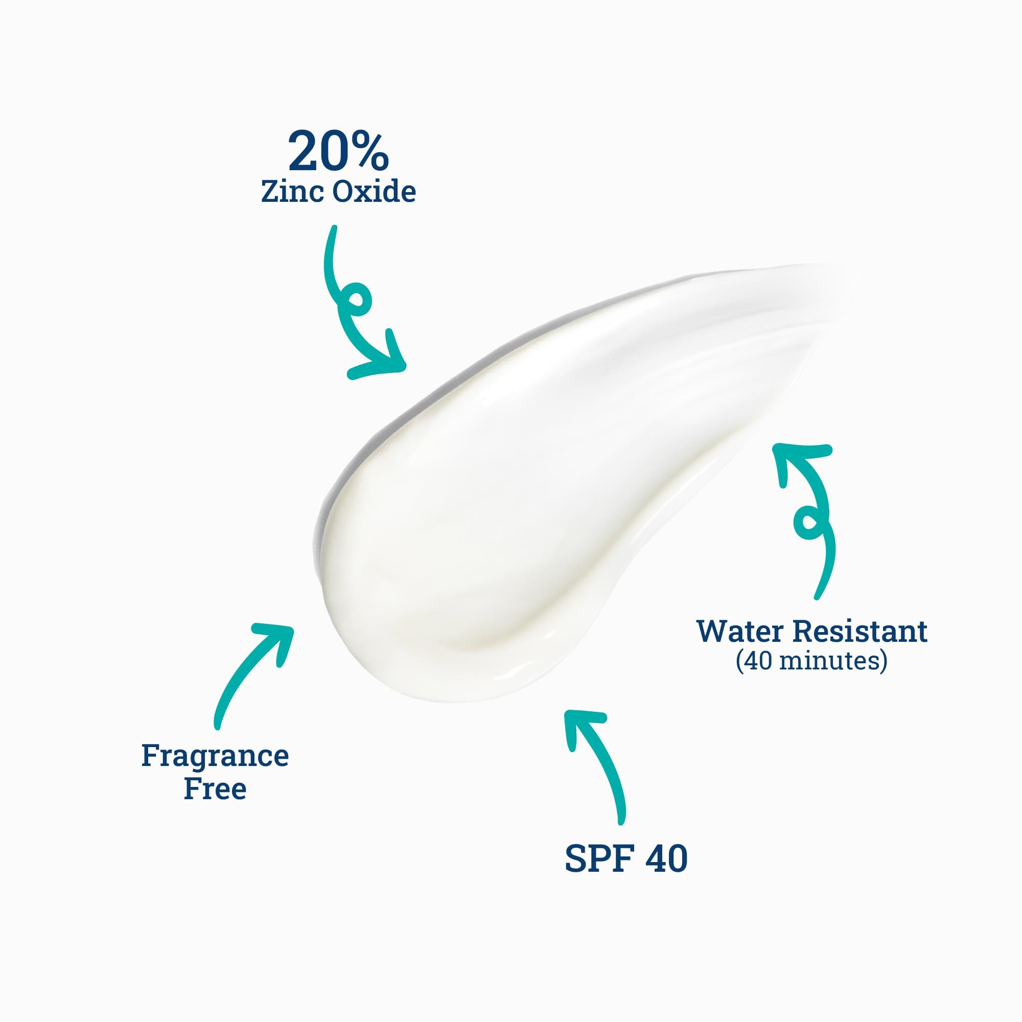 CōTZ sensitive applied to face demonstrating gentle coverage