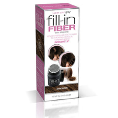 Cover Your Gray front packaging in Dark Brown showing product benefits