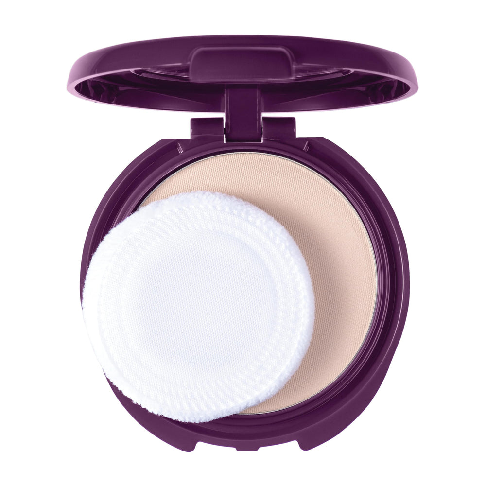 COVERGIRL compact front view showing sleek case and portable design benefit