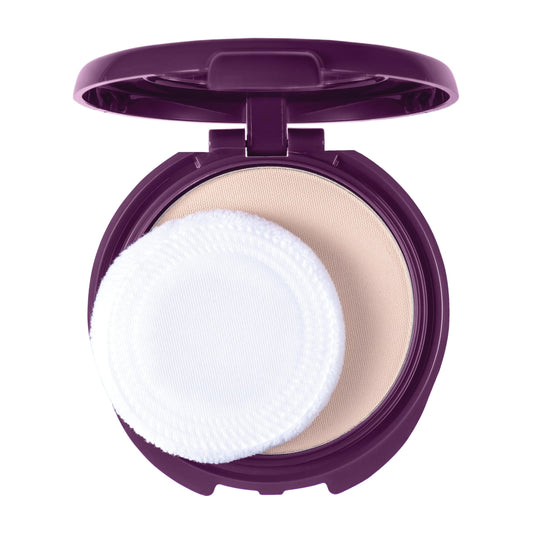 COVERGIRL compact front view showing sleek case and portable design benefit