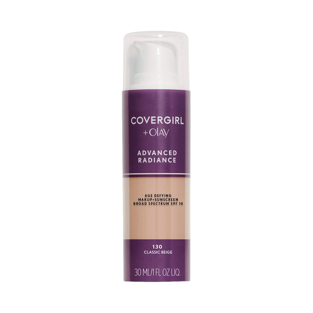 COVERGIRL front packaging showing shade Classic Beige and benefits