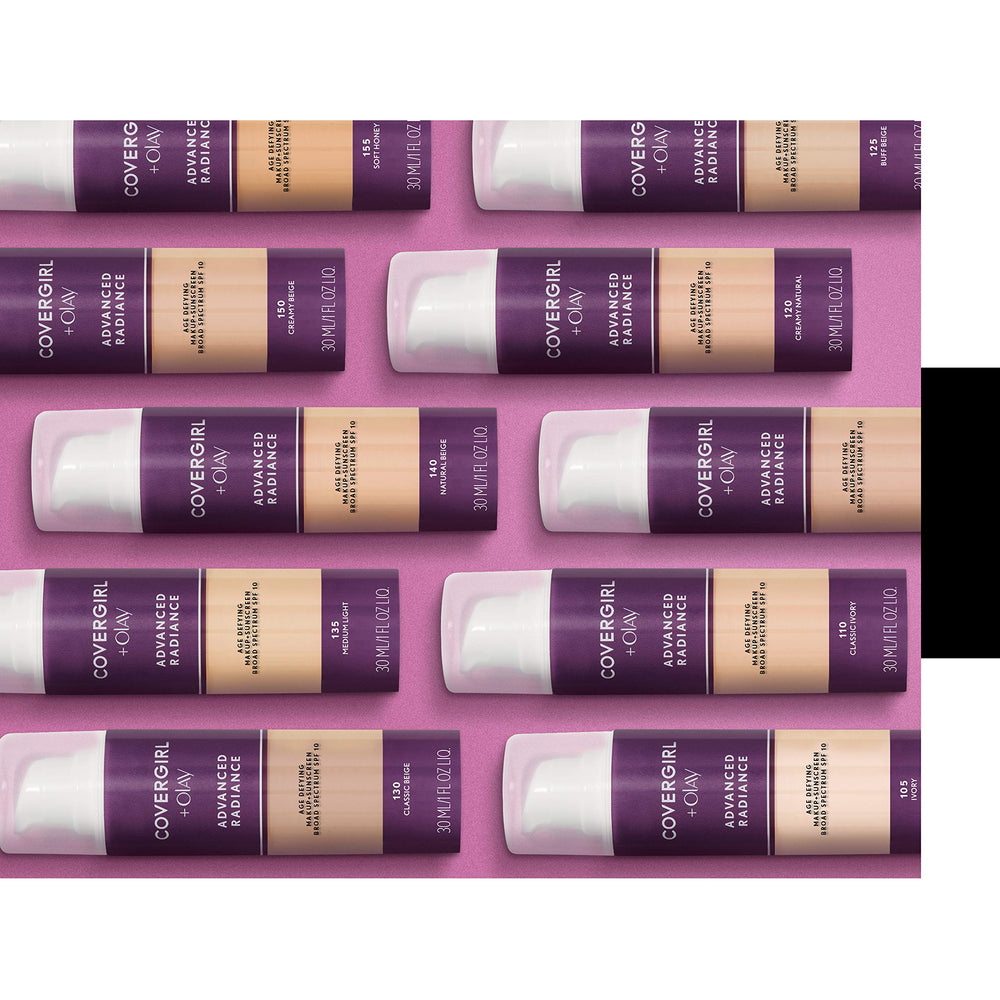 COVERGIRL foundation inside makeup bag for everyday portability