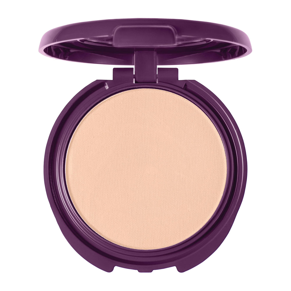 COVERGIRL close-up of powder pan texture for smooth blendable finish