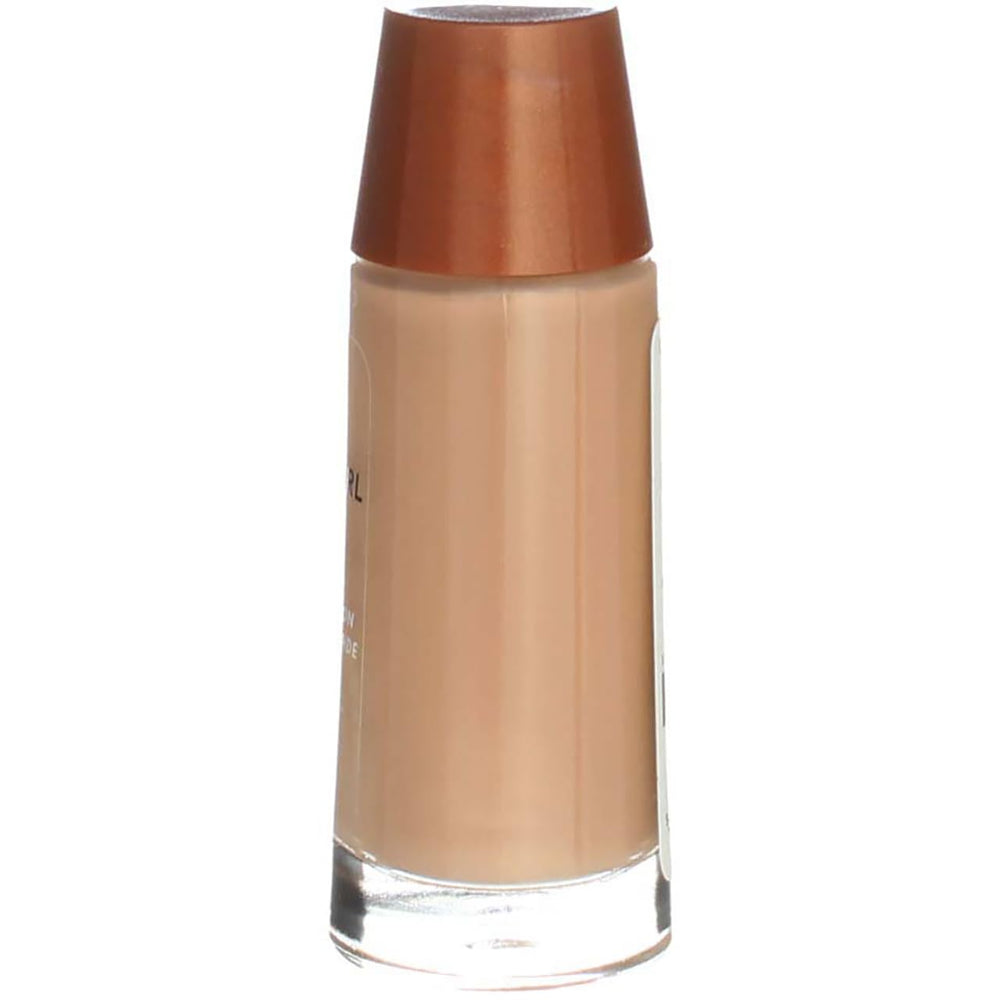 COVERGIRL foundation applied with brush demonstrating seamless blending