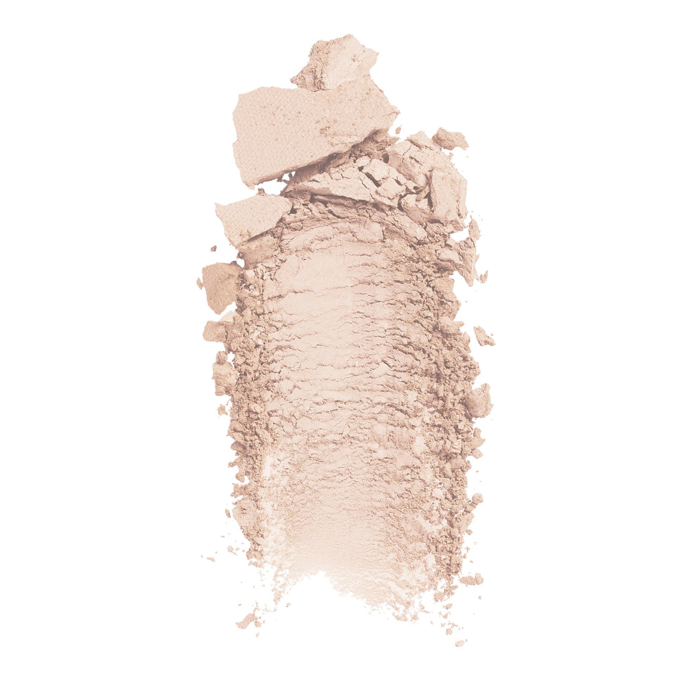 COVERGIRL powder being applied with brush for even coverage and natural finish benefit