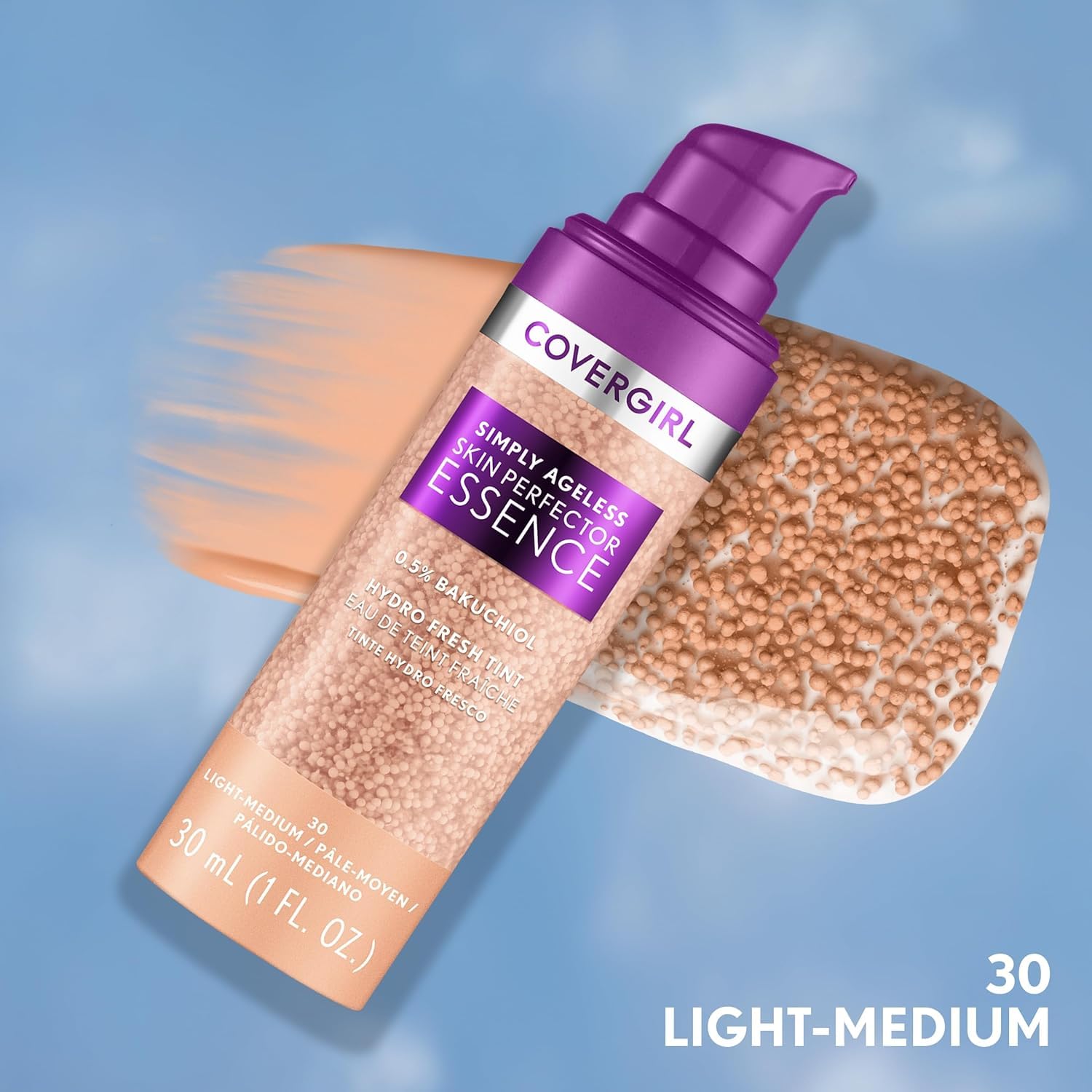 COVERGIRL application with fingertips showing easy blendability benefit