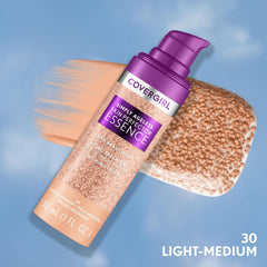 COVERGIRL application with fingertips showing easy blendability benefit