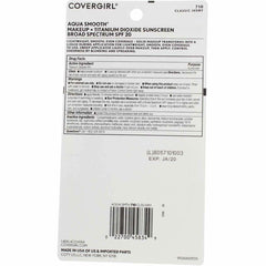 COVERGIRL close-up of creamy compact texture demonstrating smooth blendability