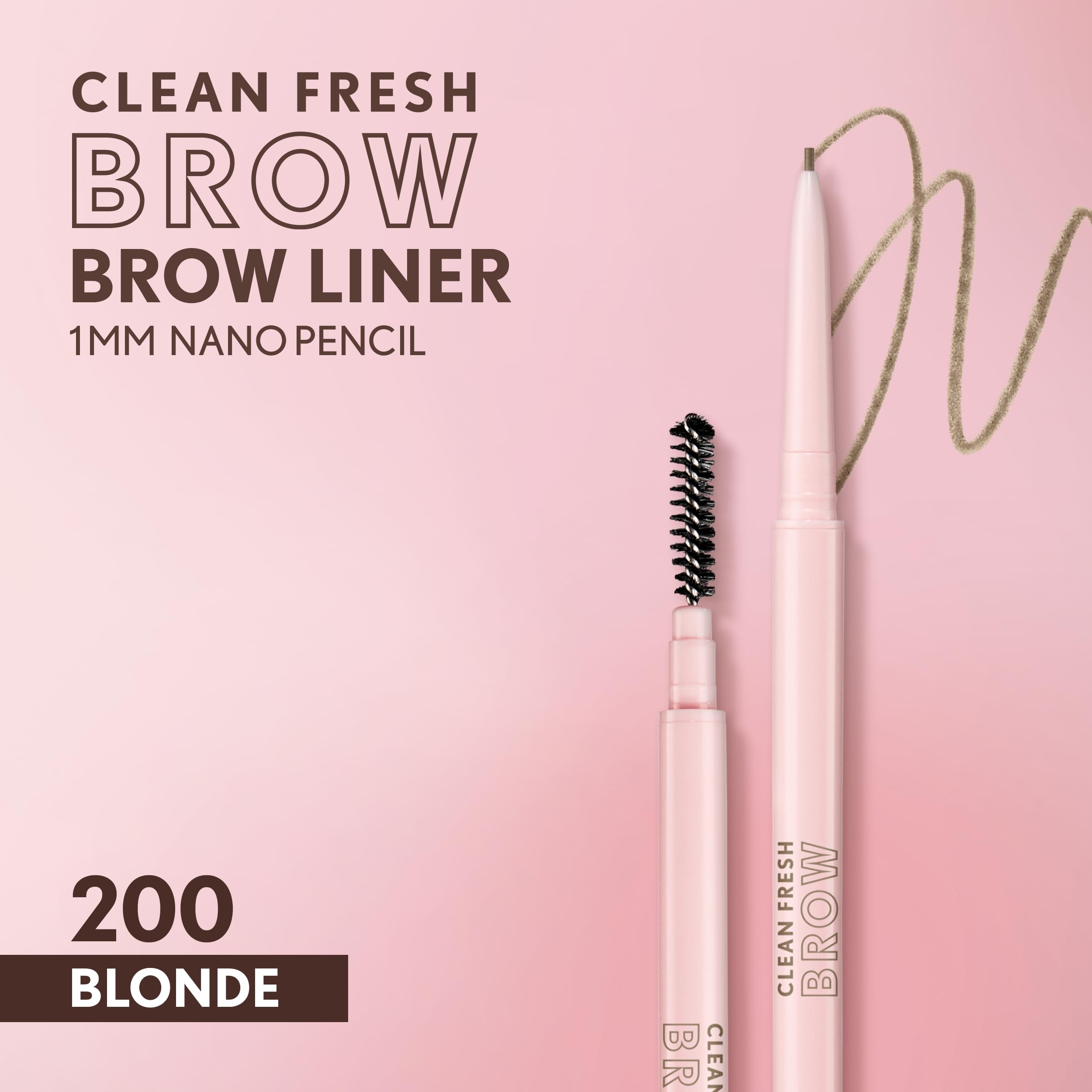 COVERGIRL 1mm nano tip close-up creating hair-like strokes for precise definition