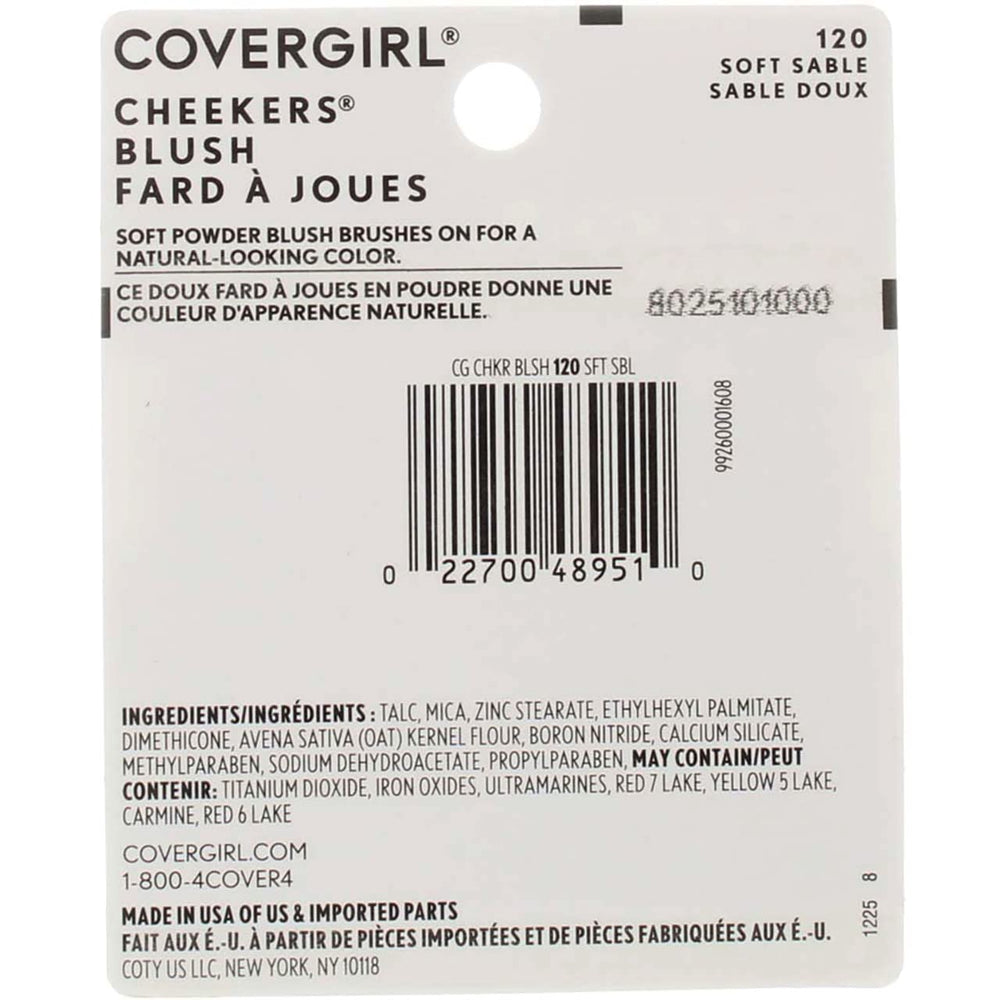 COVERGIRL swatch on skin demonstrating blendable texture and natural color