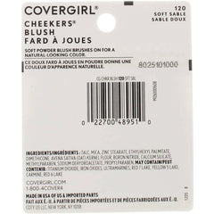 COVERGIRL swatch on skin demonstrating blendable texture and natural color