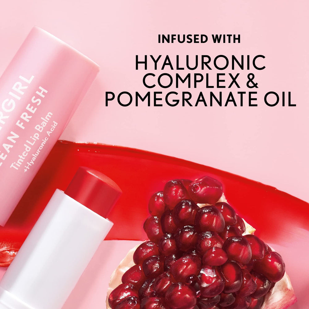 COVERGIRL Cherry-Ish You swatch on arm showing sheer tint and buildable color benefit