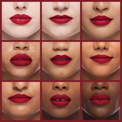 COVERGIRL lifestyle shot applying Classic Red 435 for a longwear polished look