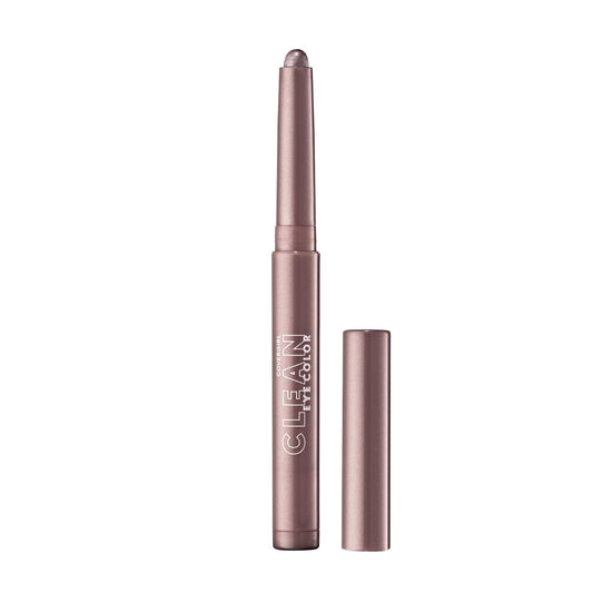 COVERGIRL Clean Eye Color front view showing French Violet stick and shimmer payoff