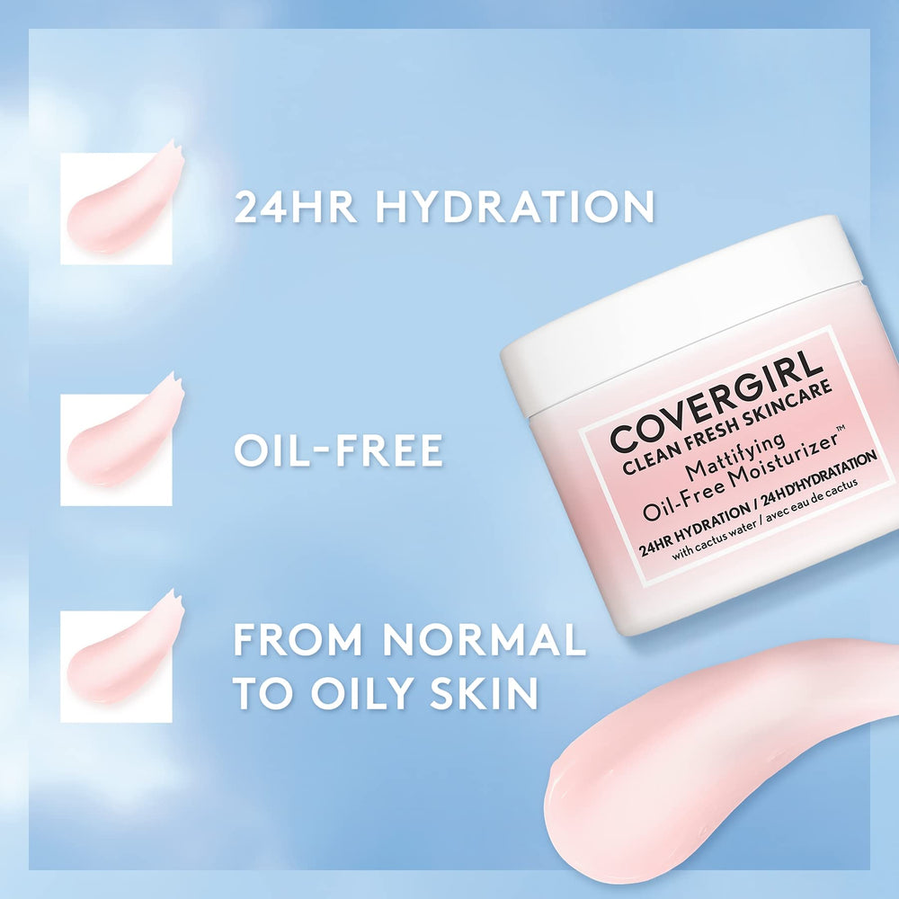 COVERGIRL 2.0 oz size comparison showing portable daily moisturizer