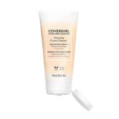 COVERGIRL closeup of ingredient label, shows TruClean cactus water and benefits