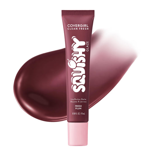 COVERGIRL front packaging showing Fresh Plum shade and gloss benefits