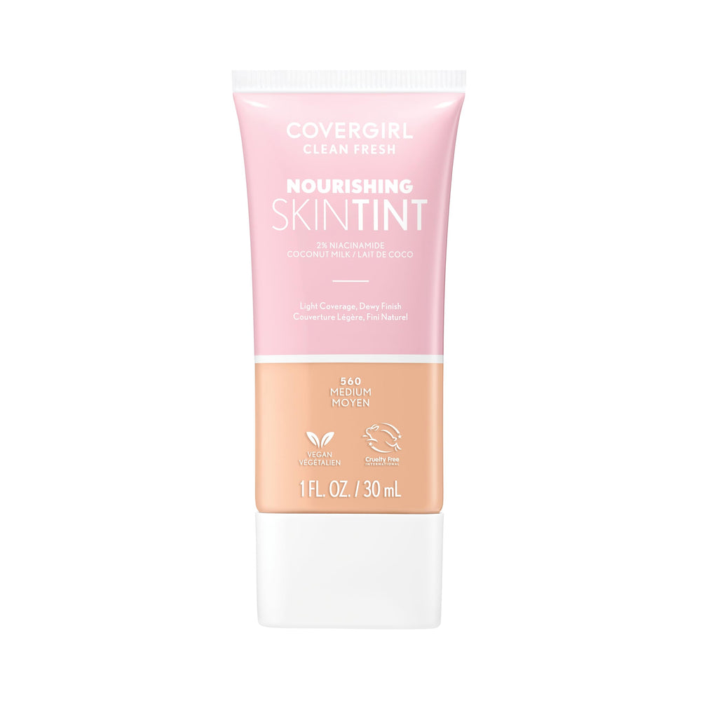 COVERGIRL front packaging showing clean fresh skin tint benefits