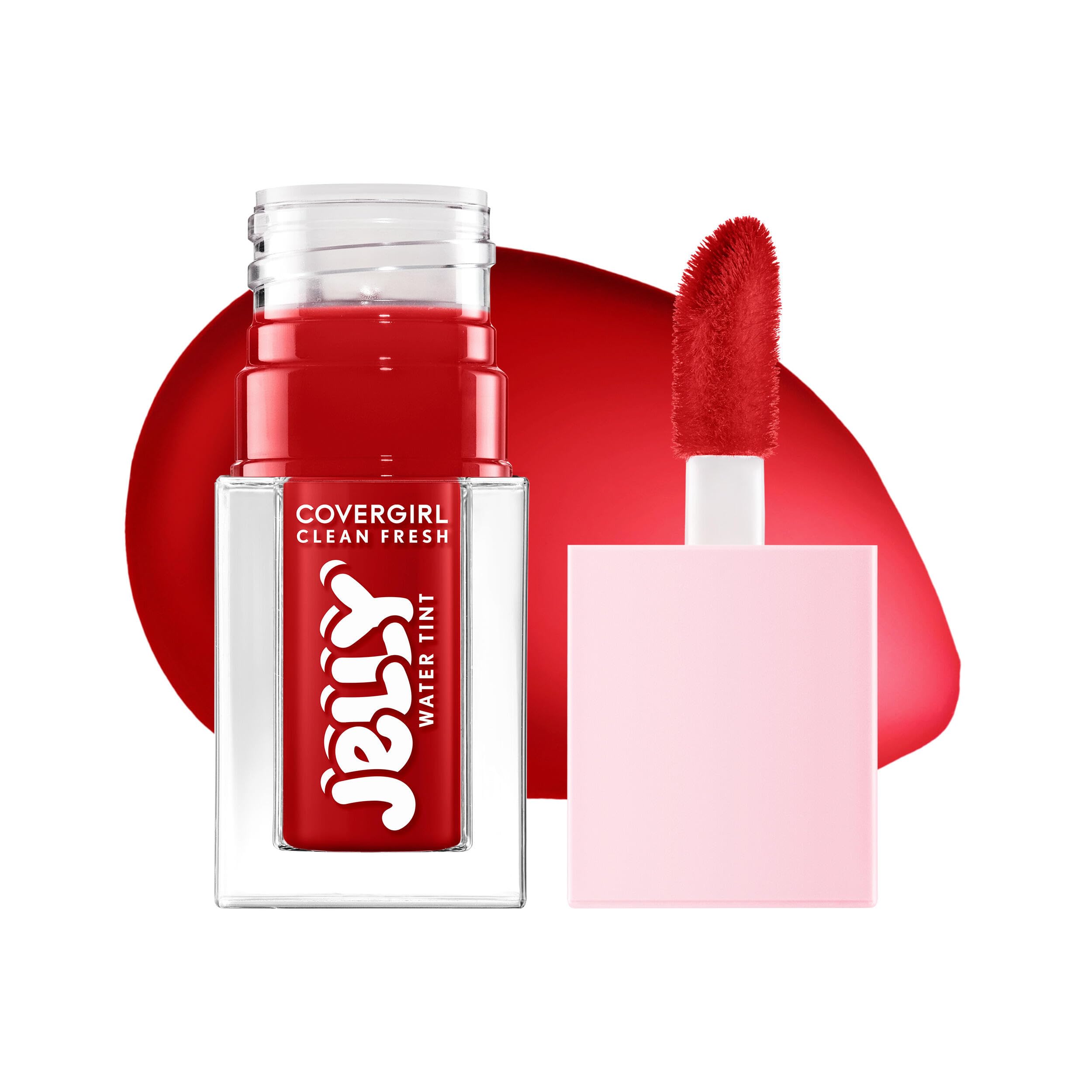COVERGIRL front shot of Clean Fresh Jelly Water Tint showing product benefits