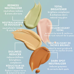 COVERGIRL serum in a makeup bag lifestyle shot, simplifies routines and travel-friendly benefit