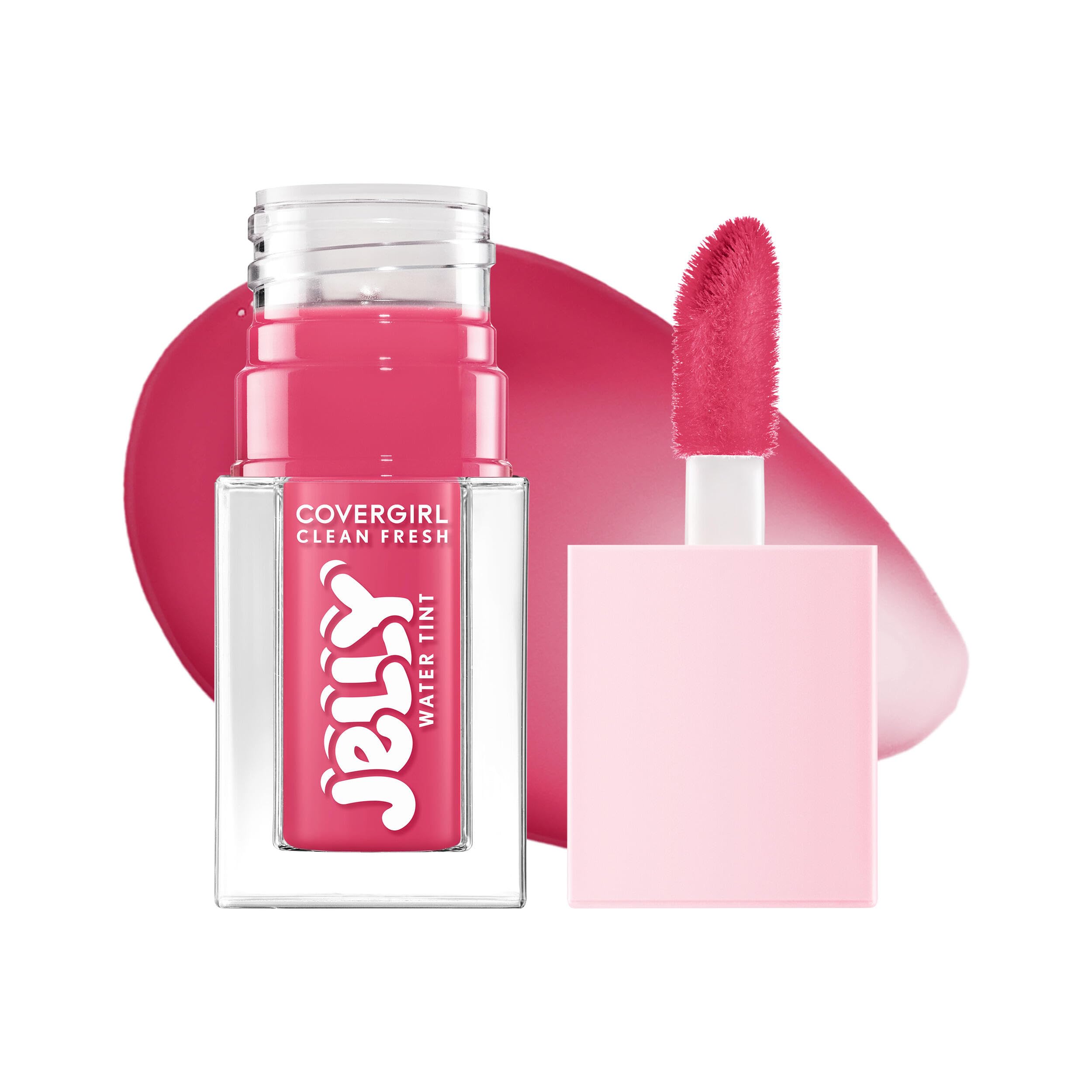 COVERGIRL front packaging showing shade Raspberry Drops and benefits