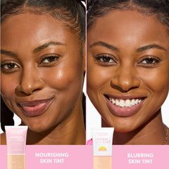 COVERGIRL lifestyle portrait wearing tint, natural soft-matte finish benefit