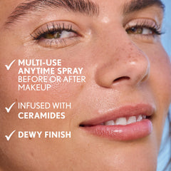 COVERGIRL milky-texture close-up highlighting lightweight hydration and fast absorption
