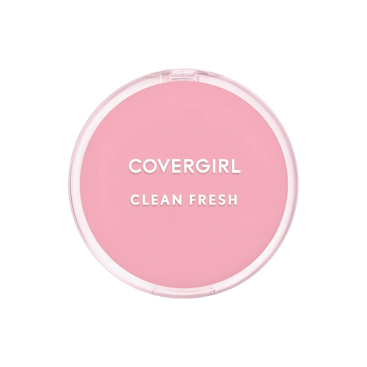 COVERGIRL compact front view showing sleek packaging and quick touch-up benefit