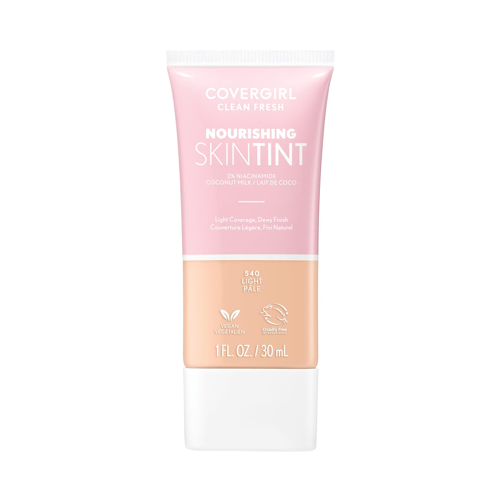 COVERGIRL front bottle view showcasing clean fresh skin milk foundation for easy recognition