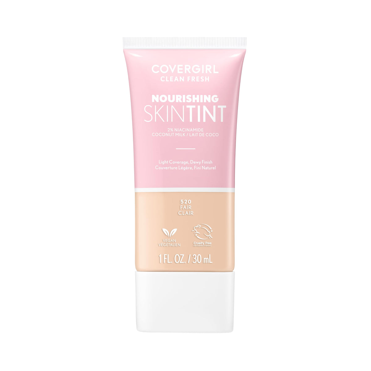 covergirl front packaging shows bottle and brand for easy identification and trust