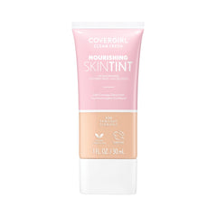 COVERGIRL bottle front view showing sleek packaging and dewy benefit