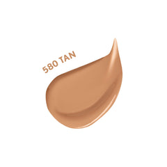 COVERGIRL texture on pump drop, shows dewy consistency and easy dispense