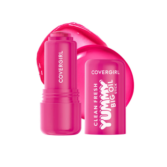 COVERGIRL front packaging of the oil stick showing shade and finish, easy identification