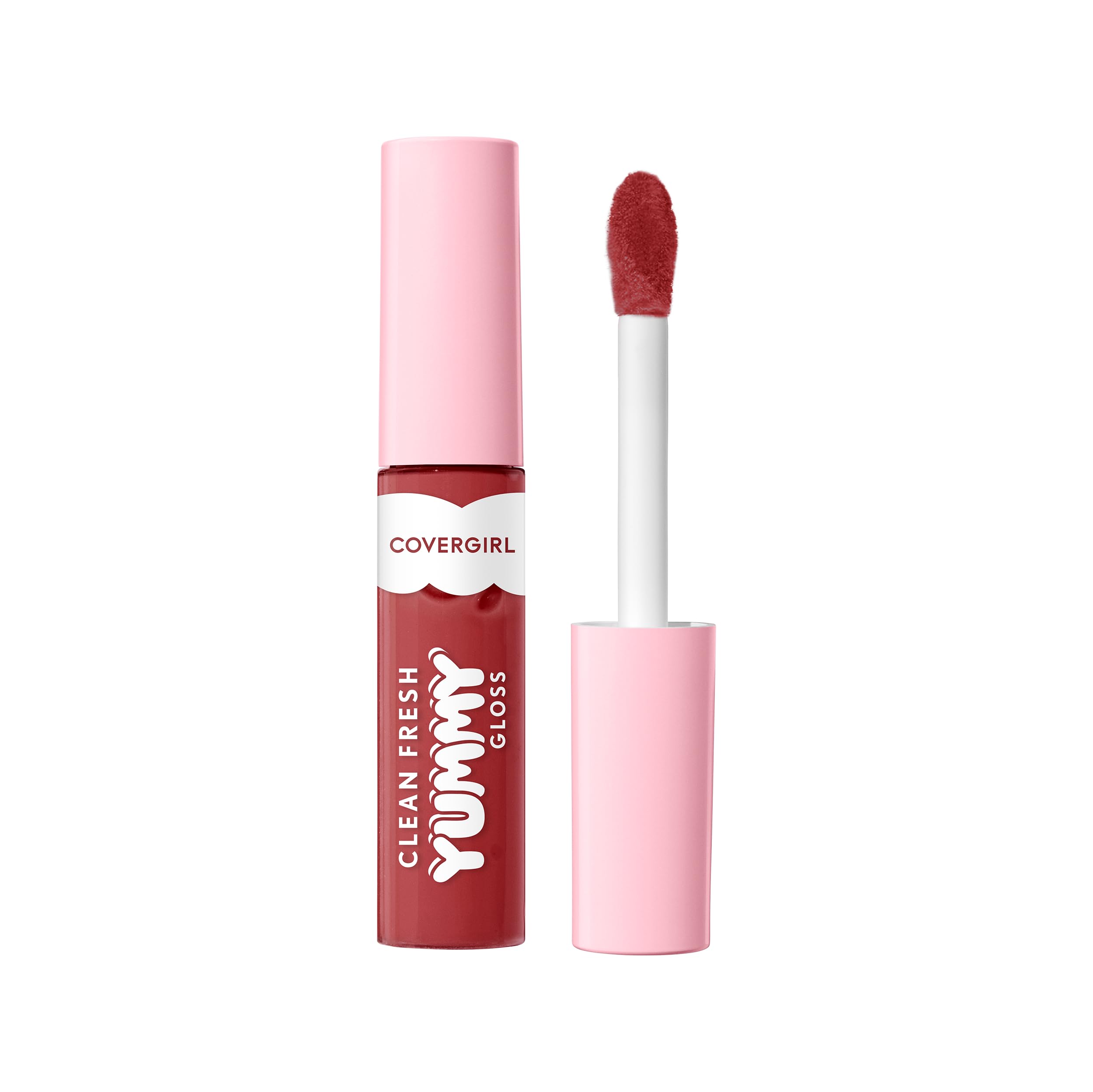 COVERGIRL front packaging showing shade 110 Sunrise Blush and glossy finish benefit