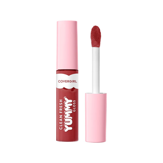 COVERGIRL front packaging showing shade 110 Sunrise Blush and glossy finish benefit