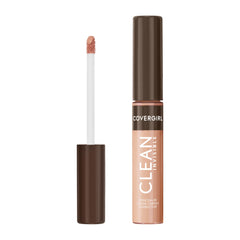 COVERGIRL Clean Invisible Concealer front view showing packaging and shade sample benefit natural finish