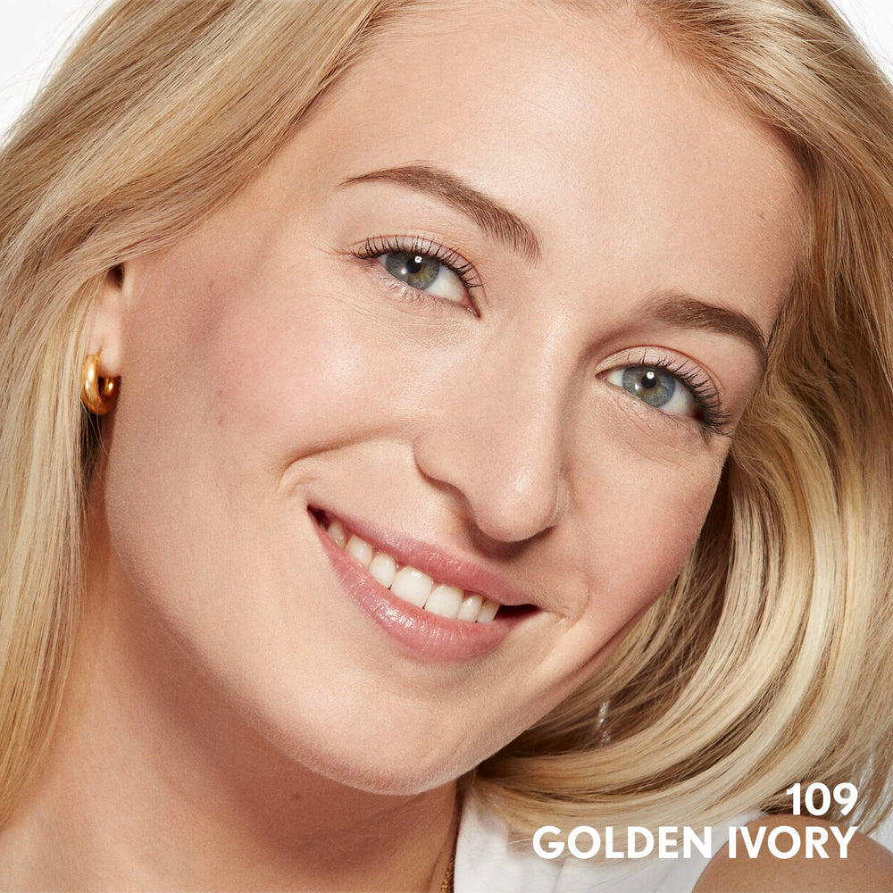 COVERGIRL packaging label showing 30 percent PCR for sustainable packaging benefit