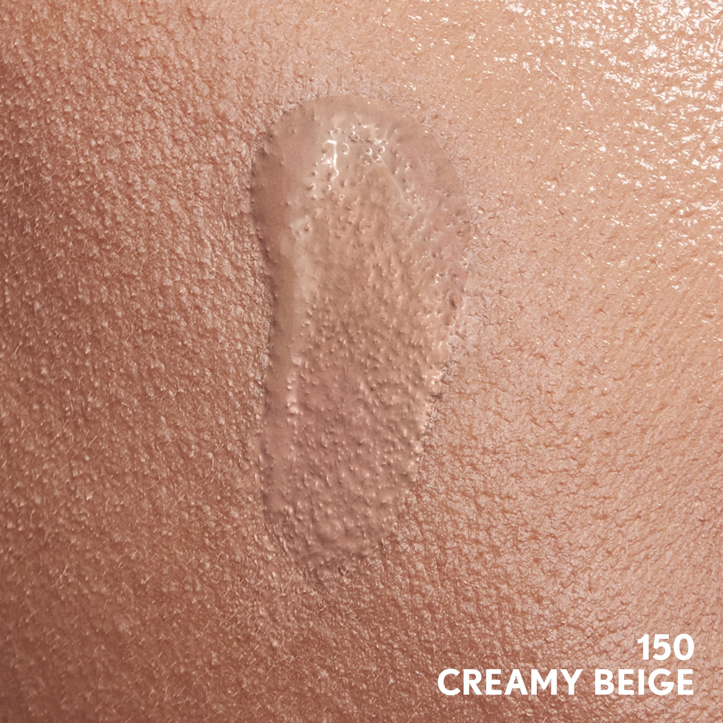 COVERGIRL application on fingers demonstrating easy spread and natural finish benefit