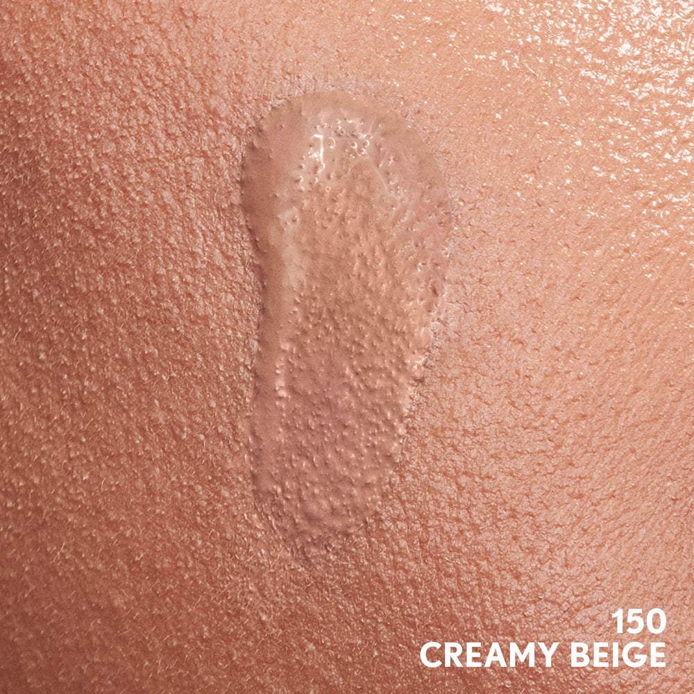 COVERGIRL application on fingers demonstrating easy spread and natural finish benefit