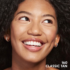 COVERGIRL tube next to common items showing one-ounce size and portability