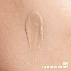 COVERGIRL foundation texture swirl showing smooth blendable formula and glow benefit
