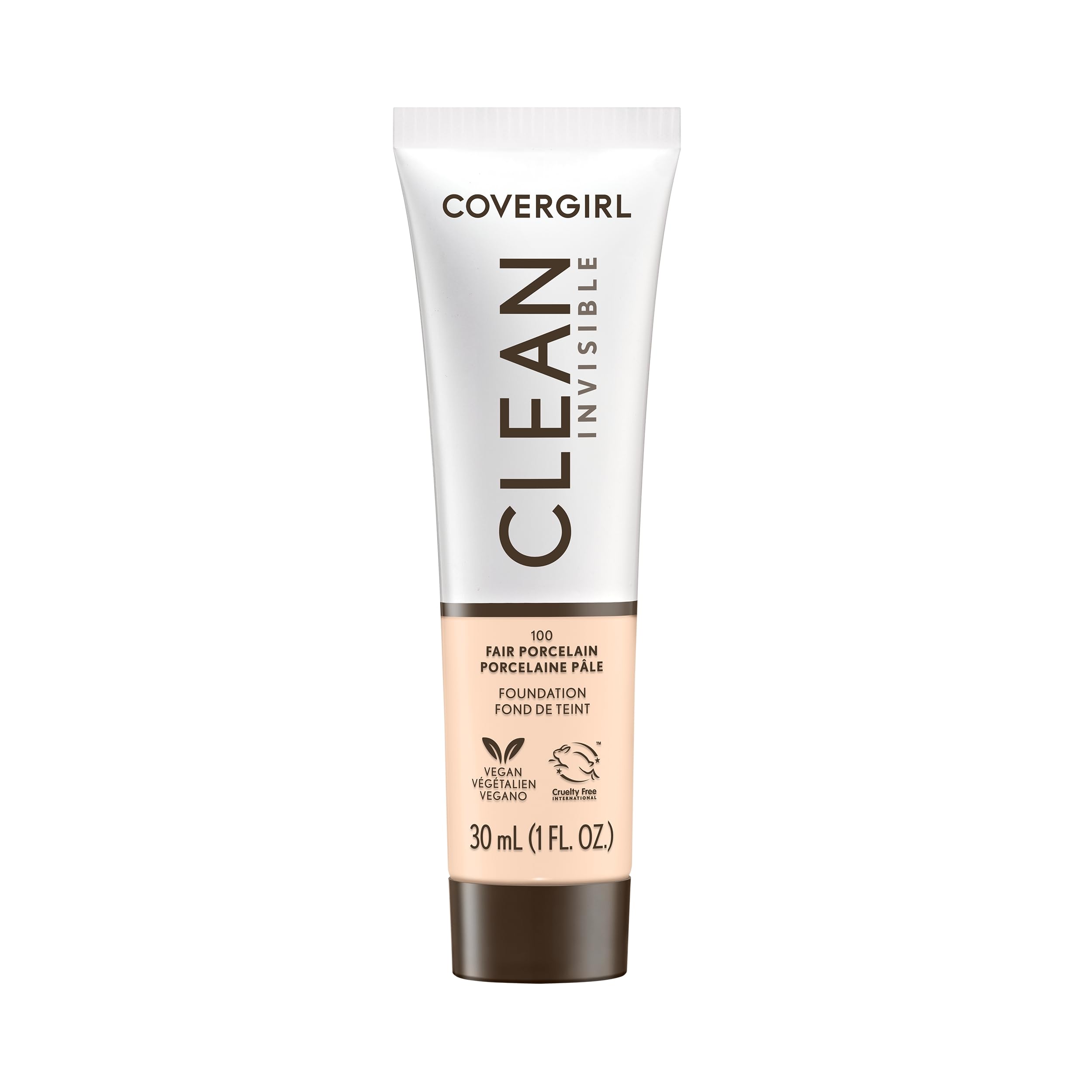 COVERGIRL front tube showing packaging and easy-squeeze benefit