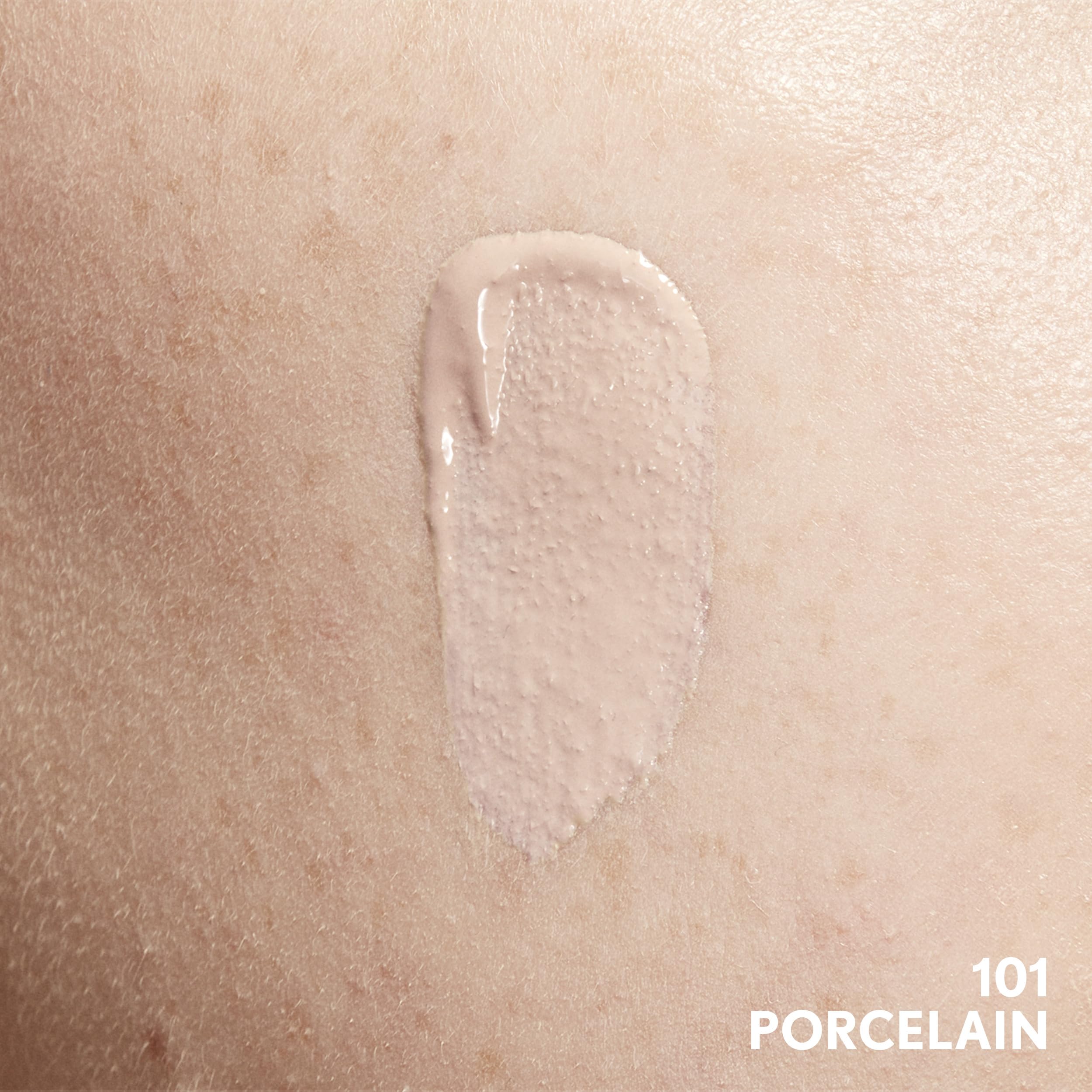 COVERGIRL porcelain shade dispensed on skin showing true color payoff