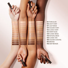 COVERGIRL close-up of creamy concealer texture illustrating hydrating lightweight finish