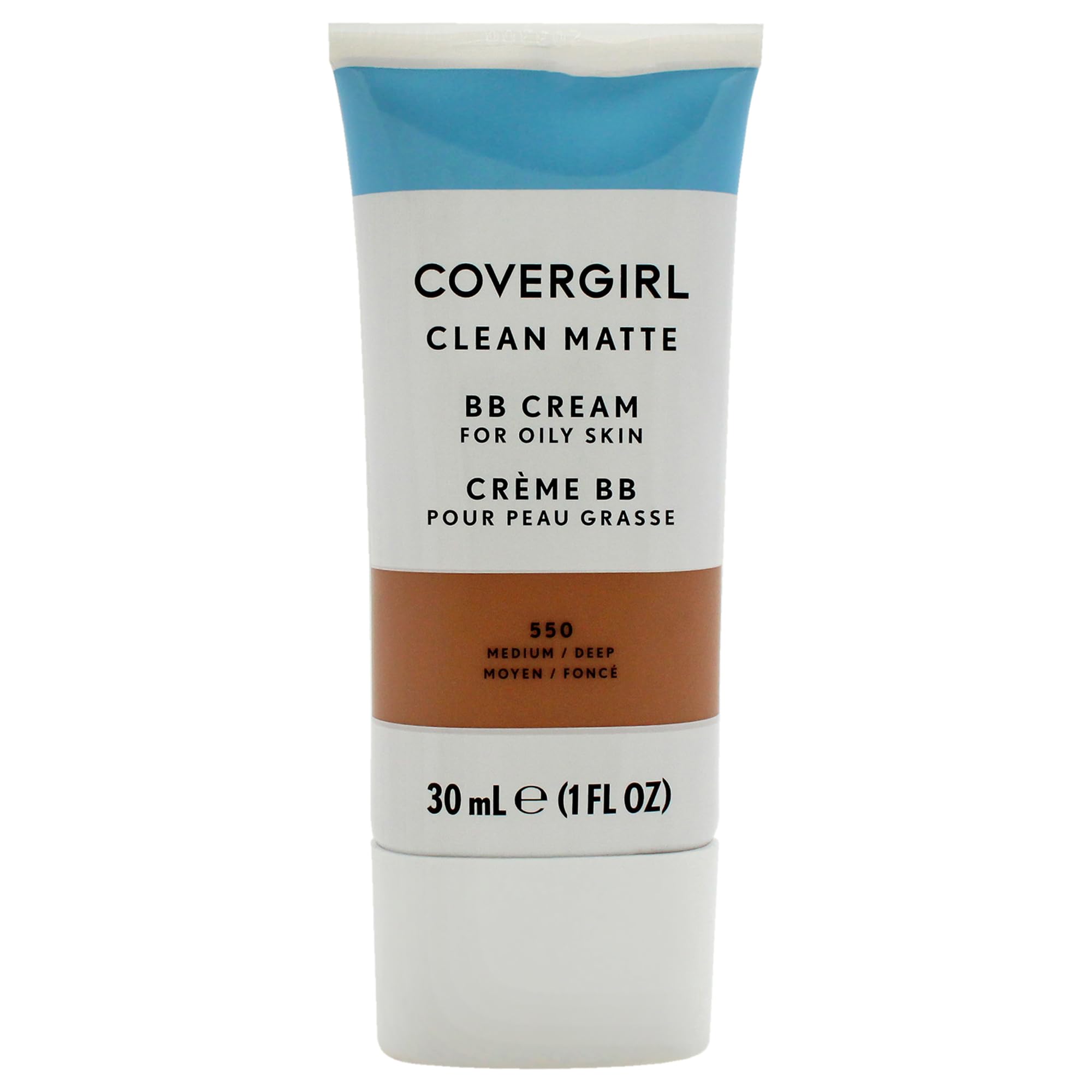 COVERGIRL front packaging showing tube and label for easy identification and shelf appeal