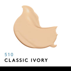 COVERGIRL shade swatch Classic Ivory on arm, accurate color reference benefit