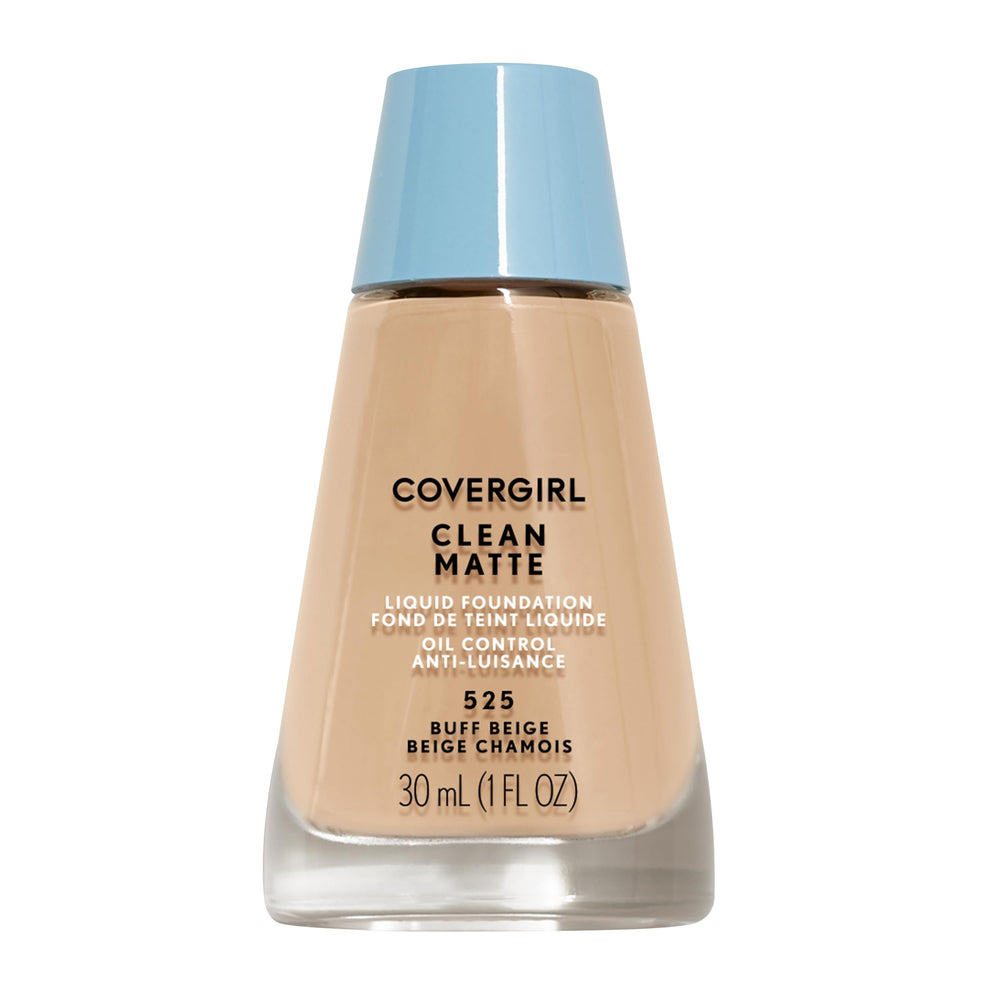 COVERGIRL front bottle showing compact matte foundation packaging and easy storage