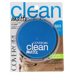 COVERGIRL compact front view showing tawny shade and travel-ready design for quick touch-ups